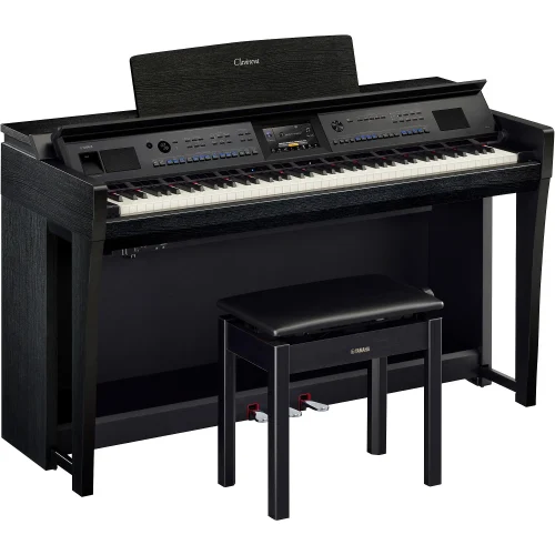 Yamaha CVP-905B Clavinova Digital Piano - Matte Black - Image 2