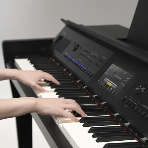 Yamaha CVP-905B Clavinova Digital Piano - Matte Black - Image 8