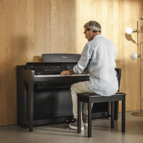 Yamaha CVP-905B Clavinova Digital Piano - Matte Black - Image 9