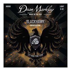 Dean Markley 8000 Blackhawk Electric 9-42 Light Coated Electric Guitar Strings (Pack of 3)