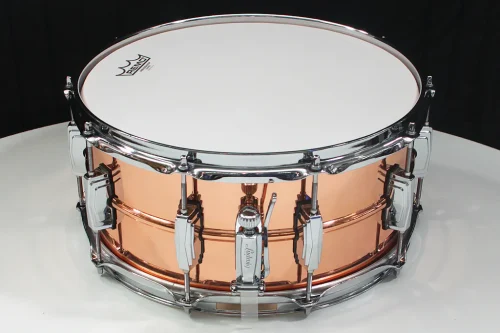 Ludwig Copperphonic 6.5 x 14 inch Snare - Copper Hammered - Image 5