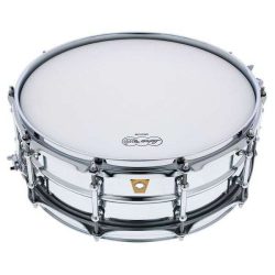 Ludwig Supraphonic Chrome Plated Aluminum Snare Drum with Tube Lugs - 14 x 5 inch