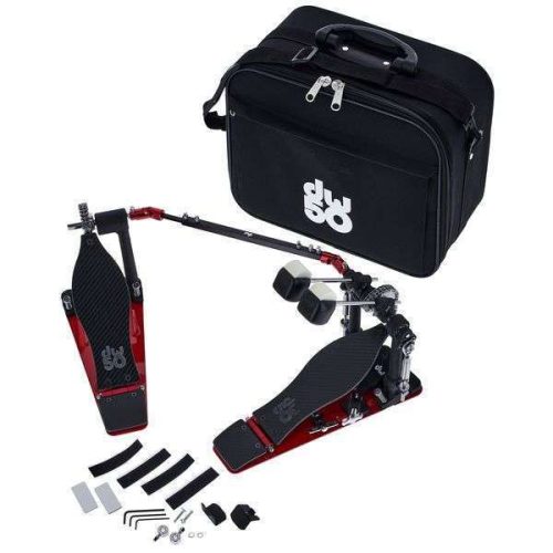 DW 50th Anniversary Limited Edition Carbon Fiber 5050 Double Kick Pedal - Image 5