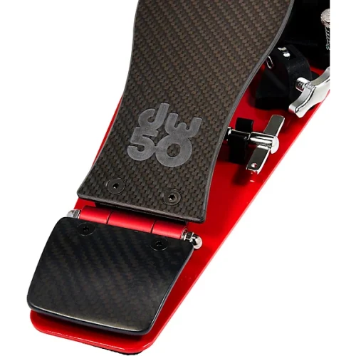 DW 50th Anniversary Limited Edition Carbon Fiber 5050 Single Kick Pedal - Image 4