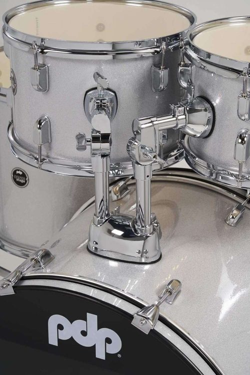 PDP Center Stage 5-piece Kit with Cymbals - Silver Sparkle - Image 2