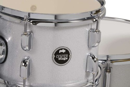 PDP Center Stage 5-piece Kit with Cymbals - Silver Sparkle - Image 3