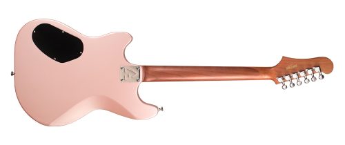 Guild Surfliner Deluxe Solidbody Electric Guitar - Rose Quartz Metallic - Image 3