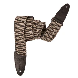 PRS 2 inch Black/Gray Woven Guitar Strap