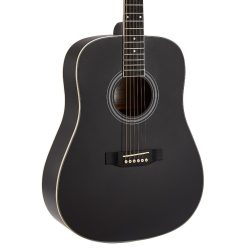 SX SD104K Dreadnought Acoustic Guitar Pack - Black