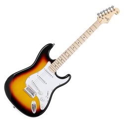 SX SEM1 Stratocaster Electric Guitar - 3 Tone Sunburst