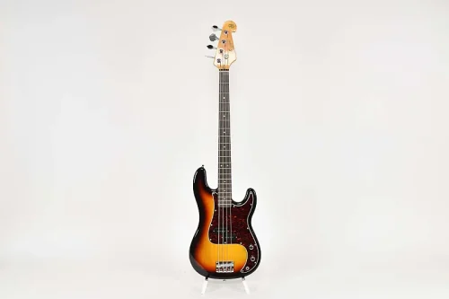 SX SPB62 4 String Precision Bass Guitar - 3 Tone Sunburst - Image 2