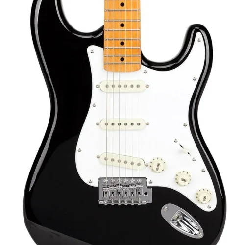 SX Strat SST57 Electric Guitar – Black