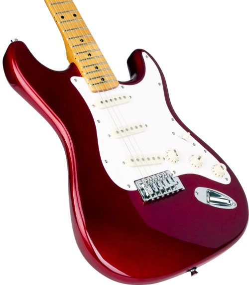 SX Strat SST57 Electric Guitar – Candy Apple Red - Image 2
