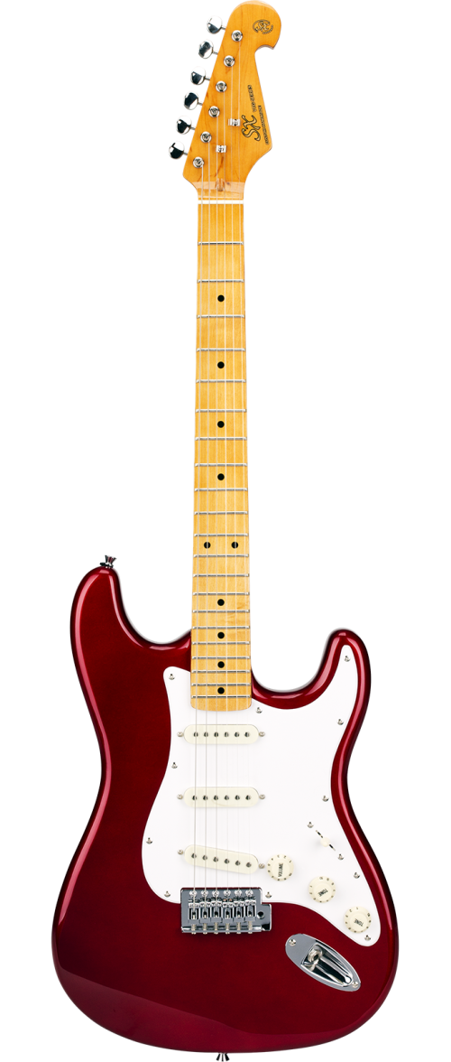 SX Strat SST57 Electric Guitar – Candy Apple Red - Image 3