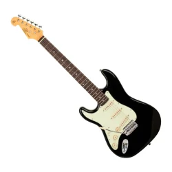SX Strat SST62 Left Hand Electric Guitar - Black