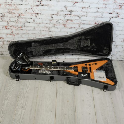 Gibson Dave Mustaine Flying V EXP Electric Guitar - Antique Natural - Image 8