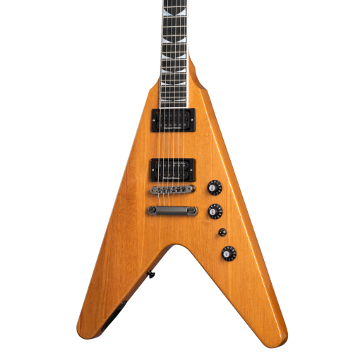 Gibson Dave Mustaine Flying V EXP Electric Guitar - Antique Natural - Image 3