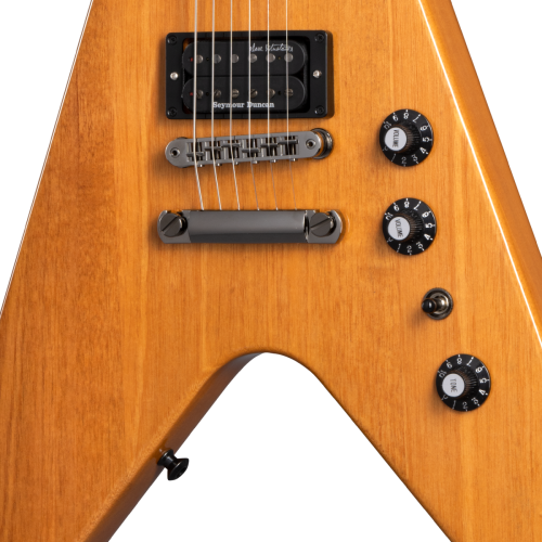 Gibson Dave Mustaine Flying V EXP Electric Guitar - Antique Natural - Image 6