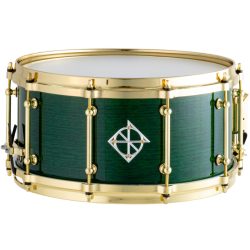 Dixon Australian Rose Gum 6.5 X 14 inch Green Gloss Snare Drum