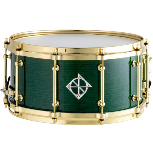 Dixon Australian Rose Gum 6.5 X 14 inch Green Gloss Snare Drum