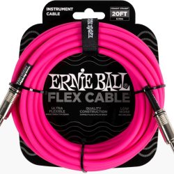Ernie Ball Flex Instrument Cable 6m - Pink