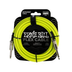 Ernie Ball Flex Instrument Cable 6m - Green