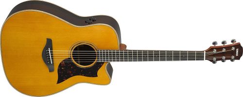 Yamaha A3R ARE Acoustic-electric Dreadnought Cutaway - Vintage Natural - Image 2