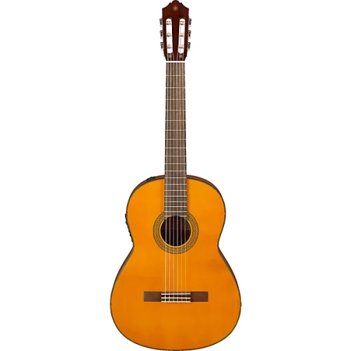 Yamaha CGX122MS Classical Acoustic-electric Guitar - Natural - Image 5