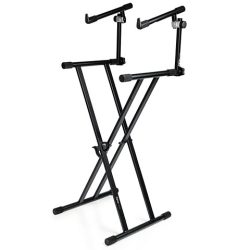 Gator Frameworks Deluxe 2-Tier X-Style Keyboard Stand