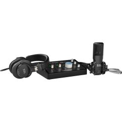 Solid State Logic SSL 2+ Recording Pack USB-C Audio/MIDI Interface with Microphone and Headphones