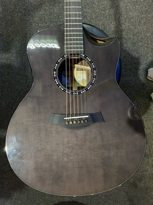 Taylor Custom Grand Symphony Acoustic Electric Guitar, Grand Symphony – Grey - Image 2