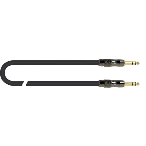 Quik Lok Italian Standard Instrument Cable, Stereo Jack / Stereo Jack, 5m