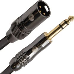 Quik Lok - ITST MJS5 XLR Male to Jack Stereo Cable - 2m