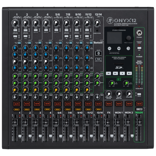 Mackie Onyx12 12-channel Analog Mixer with Multi-Track USB - Image 2