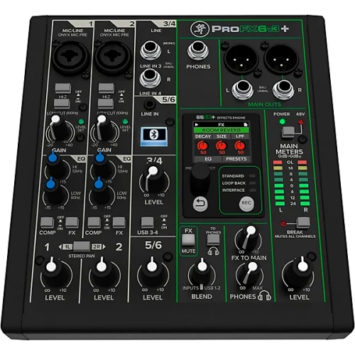 Mackie ProFX6v3 Plus 6-channel Mixer with Bluetooth - Image 4