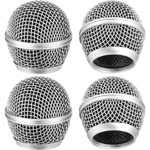 On-Stage SP58 Steel Mesh Mic Grille - Steel Gray - Image 2