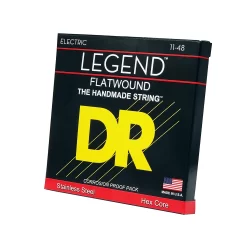DR Strings Legend Flatwound Electric Guitar Strings - 11-48