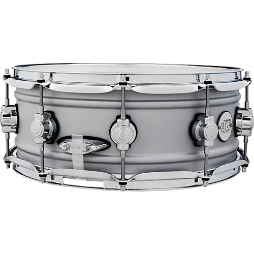 DW Design Series Aluminum Snare Drum - 5.5 x 14-inch - Matte - Image 3