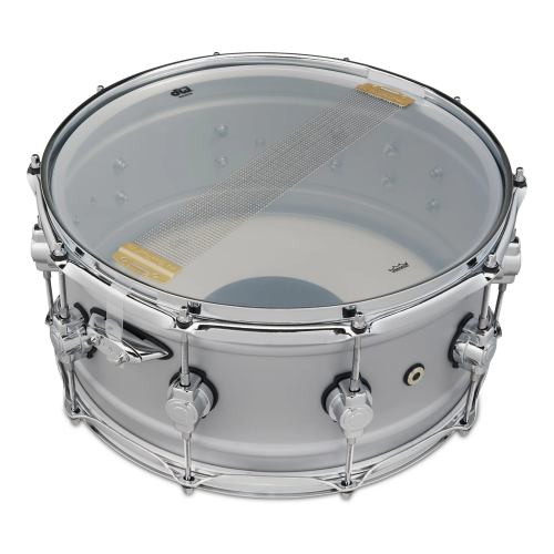 DW Design Series Aluminum Snare Drum - 6.5 x 14-inch - Matte - Image 3