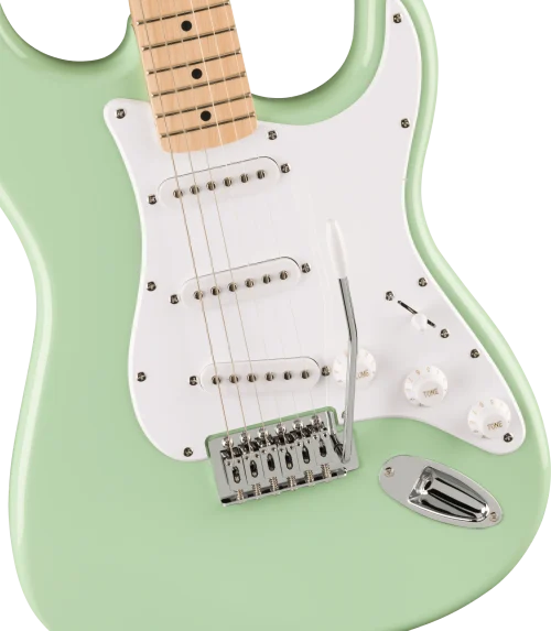 Fender FSR Squier Sonic Stratocaster Electric Guitar - Surf Green - Image 3