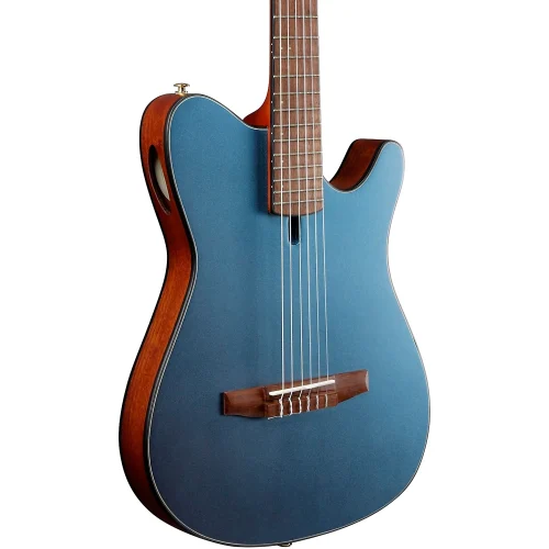 Ibanez Nylon String Acoustic Guitar - Indigo Blue Metallic Flat - Image 2
