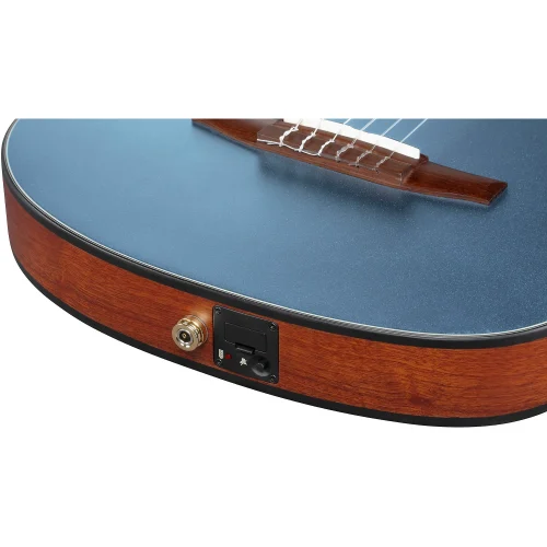 Ibanez Nylon String Acoustic Guitar - Indigo Blue Metallic Flat - Image 4