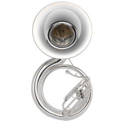 Jupiter JSP1100S Professional BBb Sousaphone - Silver-plated