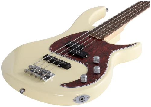 Peavey Milestone Series 4 String Bass Guitar - Ivory - Image 2