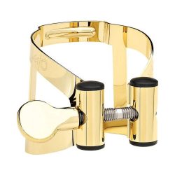 Vandoren M|O Alto Saxophone Ligature and Cap - Gold Finish