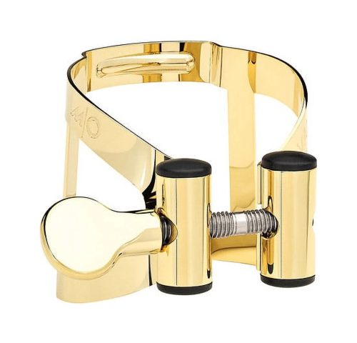 Vandoren M|O Alto Saxophone Ligature and Cap - Gold Finish