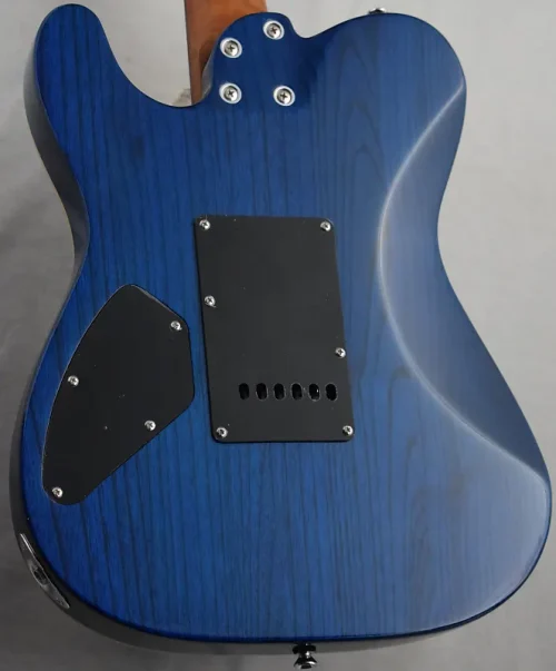 Bacchus Tactics 24 Ash Electric Guitar - See Through Blue - Image 4