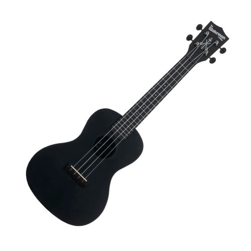 Kala Waterman Beach Collection Concert Ukulele - Black Sand - Image 2