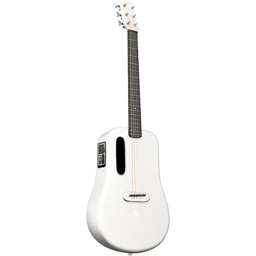Lava Music ME 3 38 inch Acoustic-Electric Guitar With Bag - White - Image 2