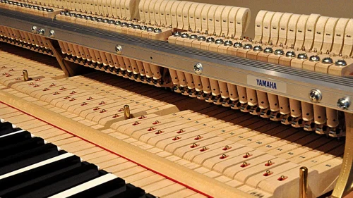 Yamaha GB1K Acoustic Grand Piano - Polished Ebony - Image 6